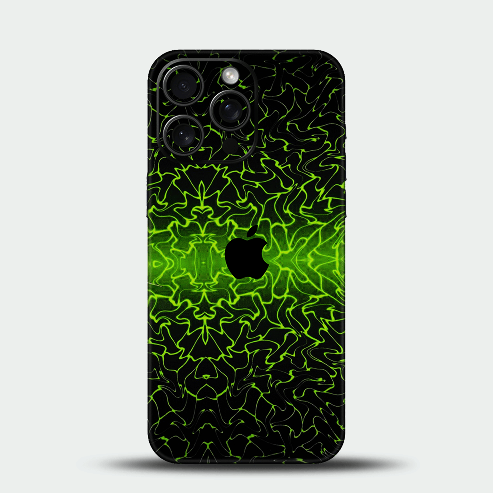 Neon Pulse Green Mobile Skin