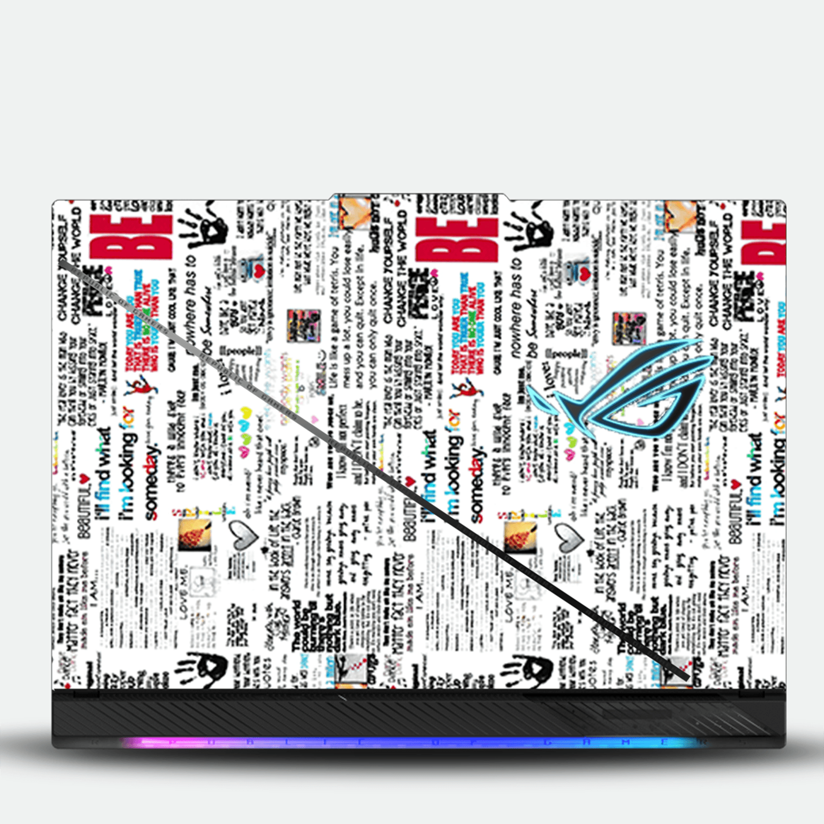 Phrase Fusion Laptop Skin