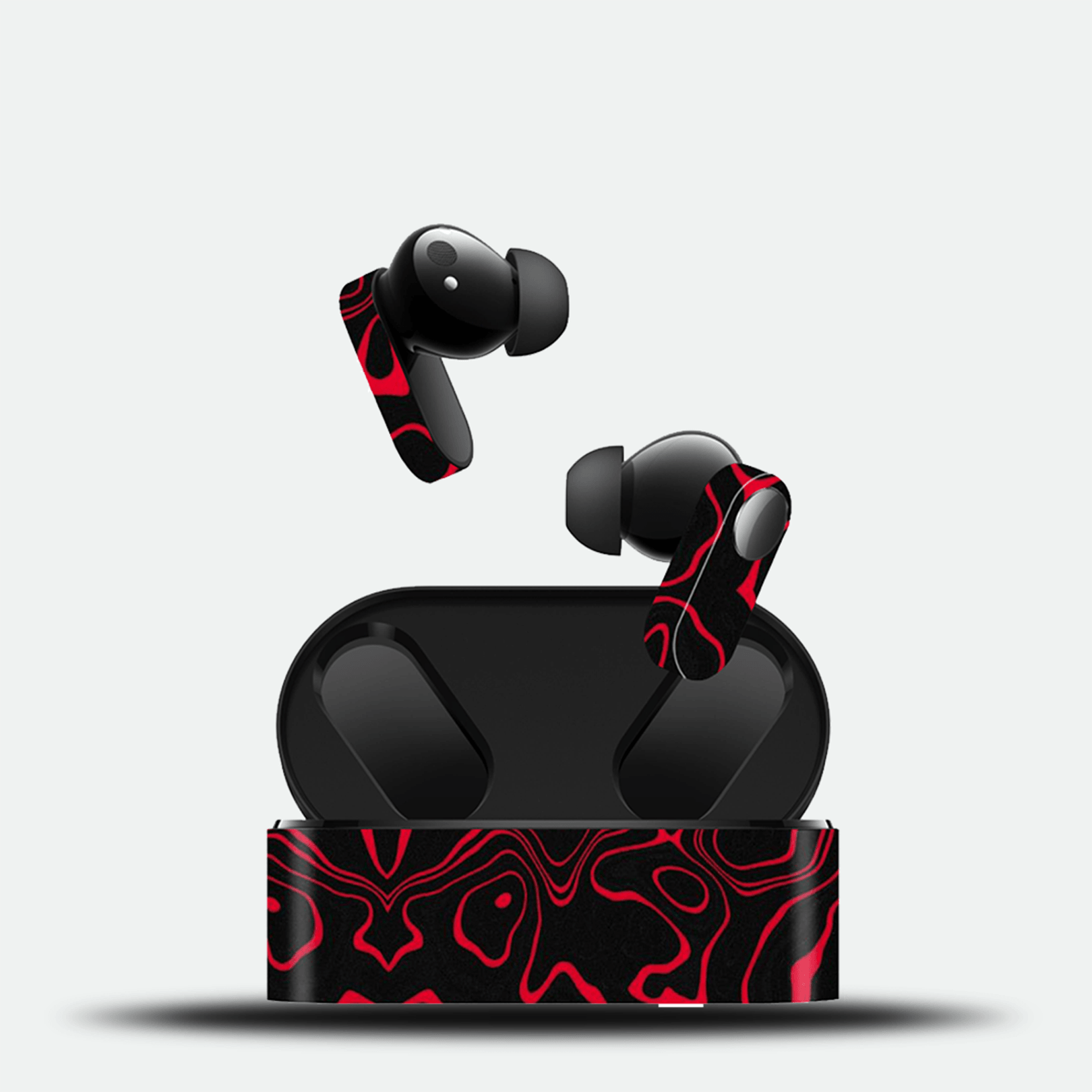 Crimson Waves Earphone Skin