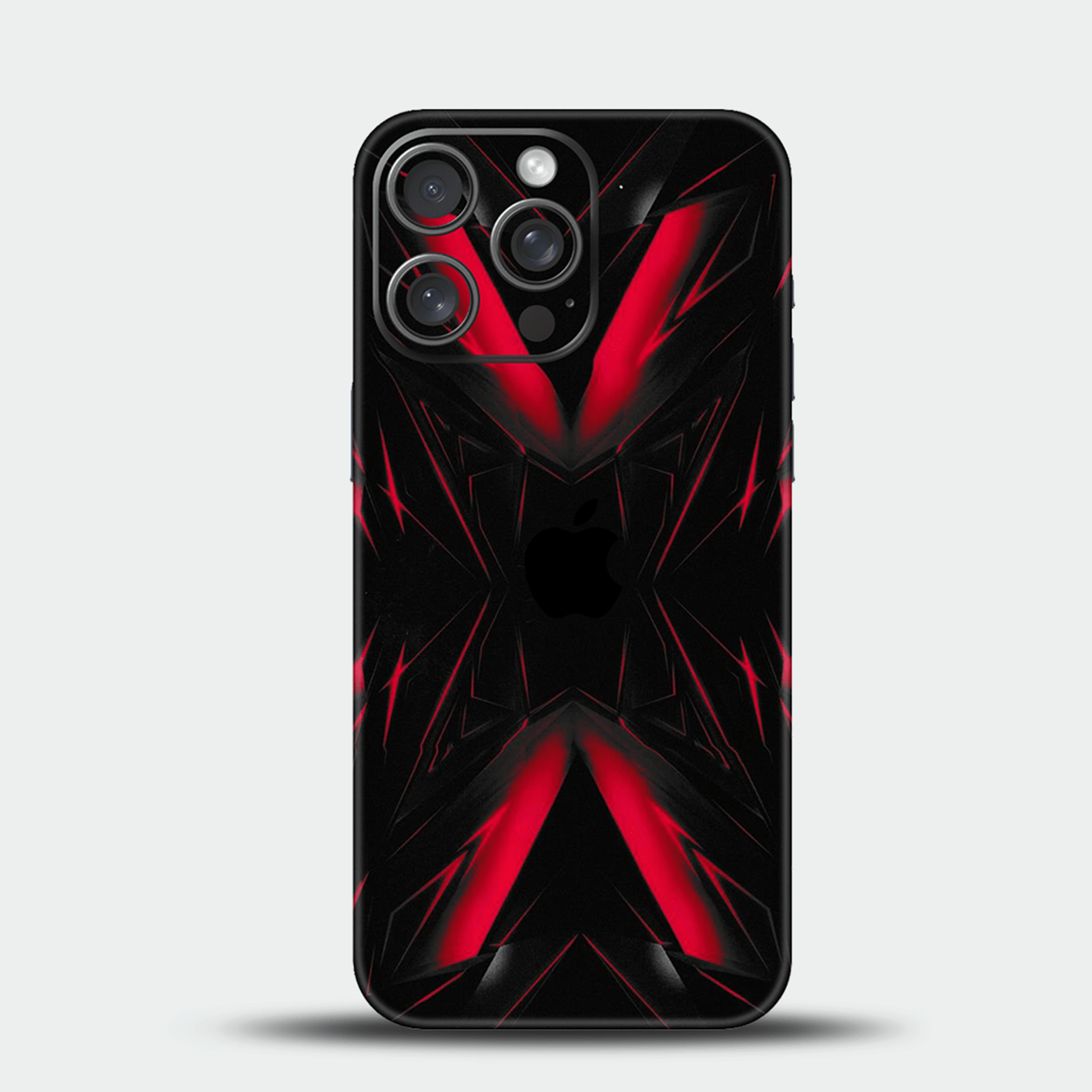 Neon Vortex Red Mobile Skin