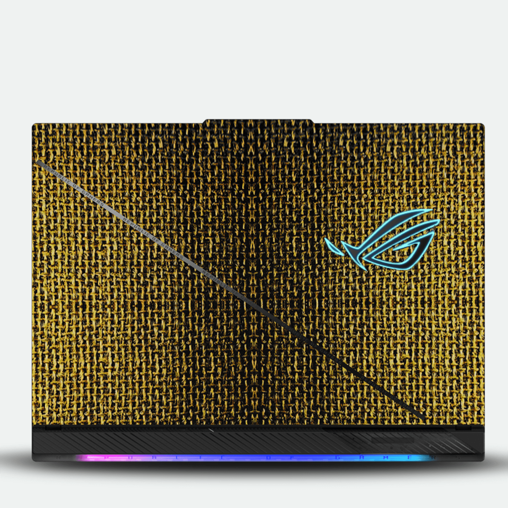 Amber Threads Laptop Skin