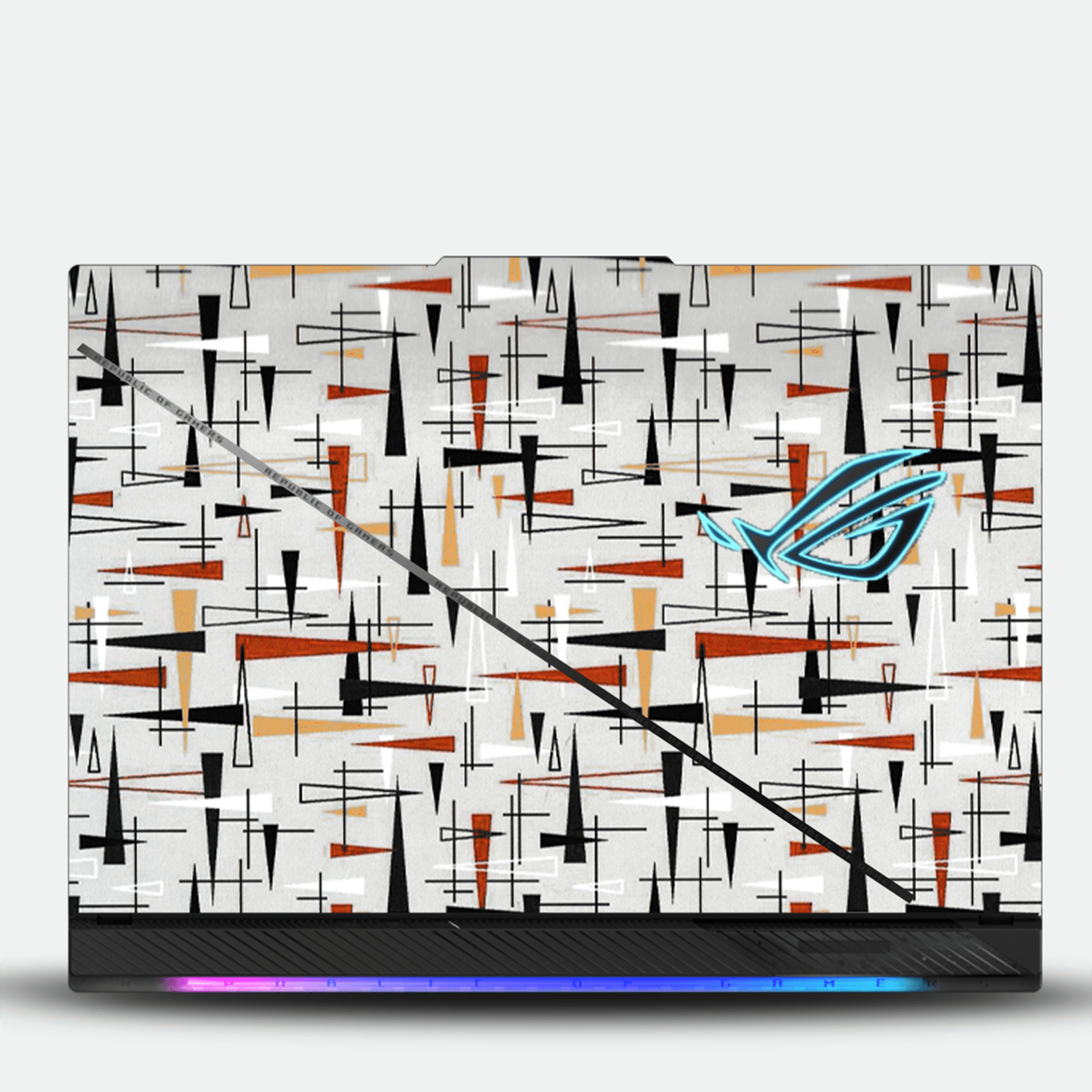 Citrine Mosaic Laptop Skin