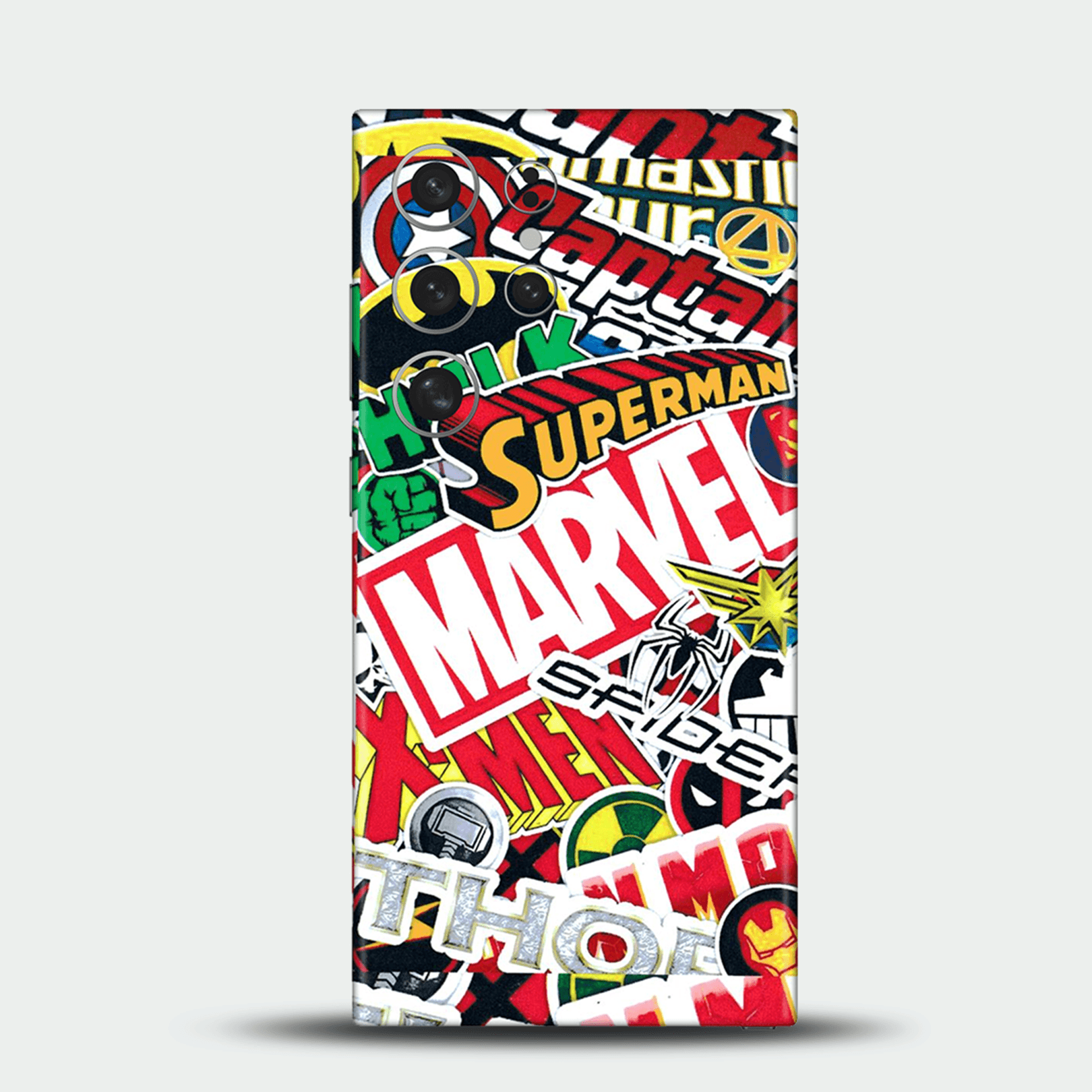 Marvel X Dc Mobile Skin