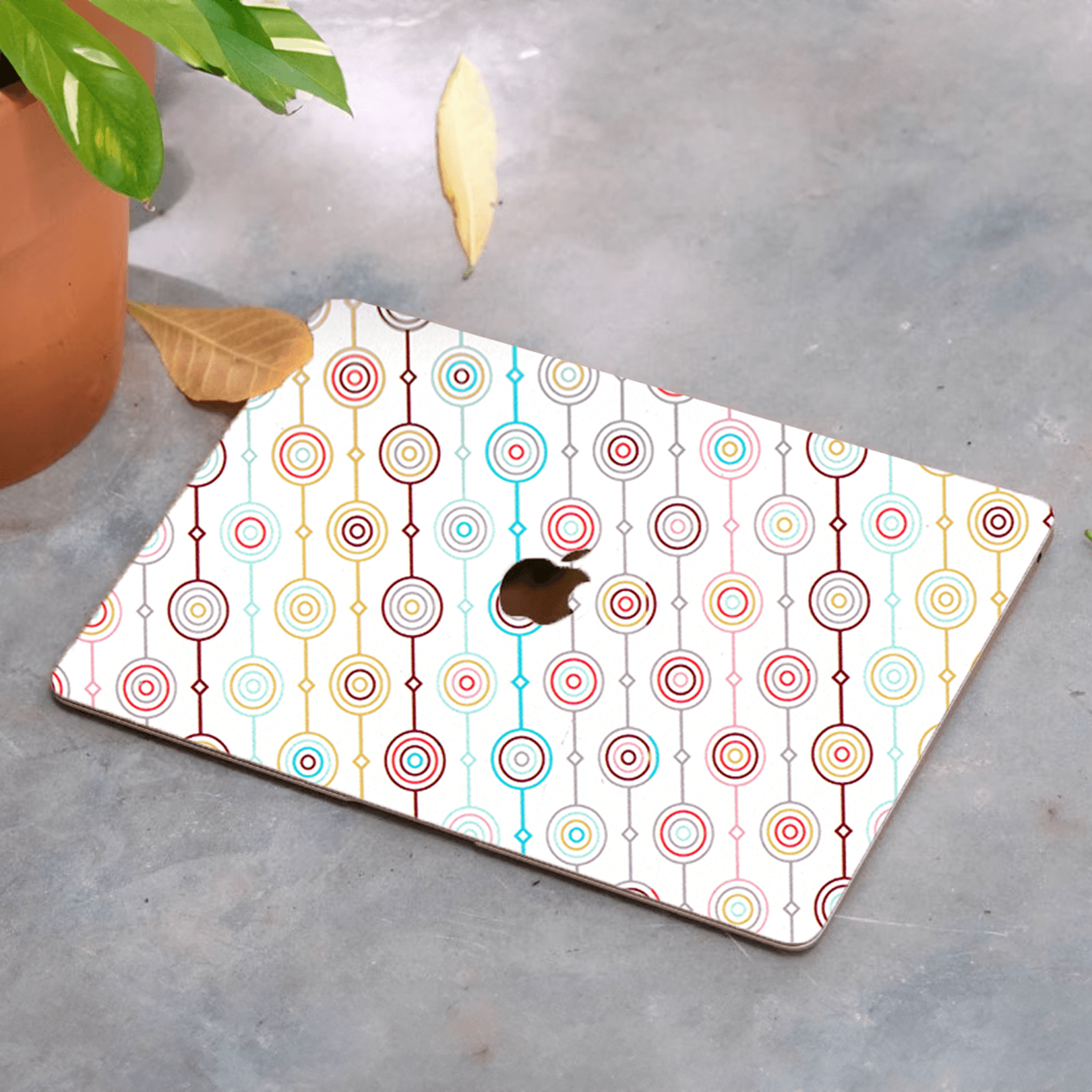 Radiant Circles Laptop Skin