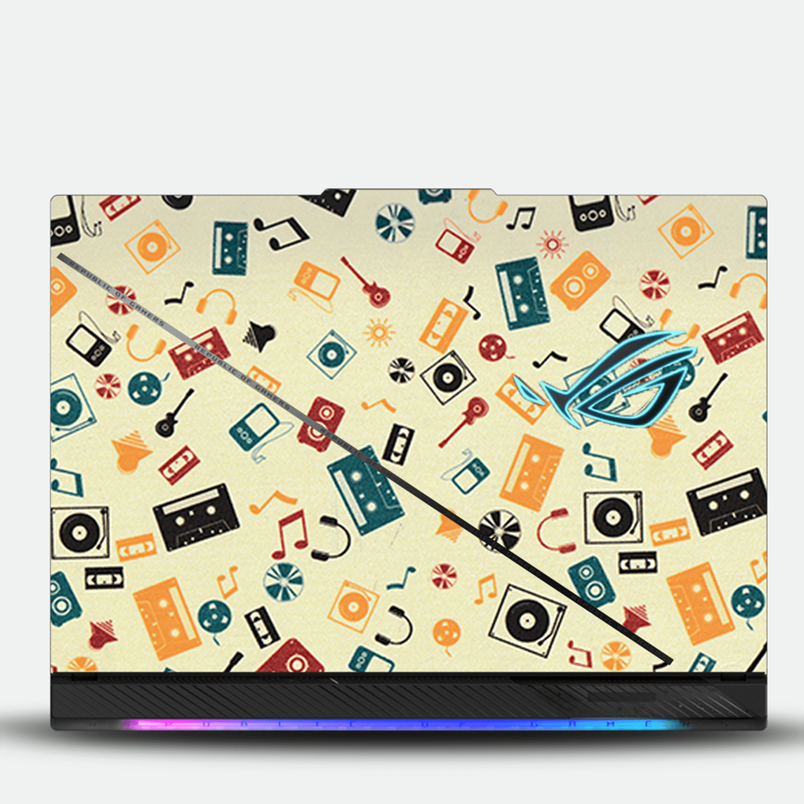 Rhythmic Pixels Laptop Skin