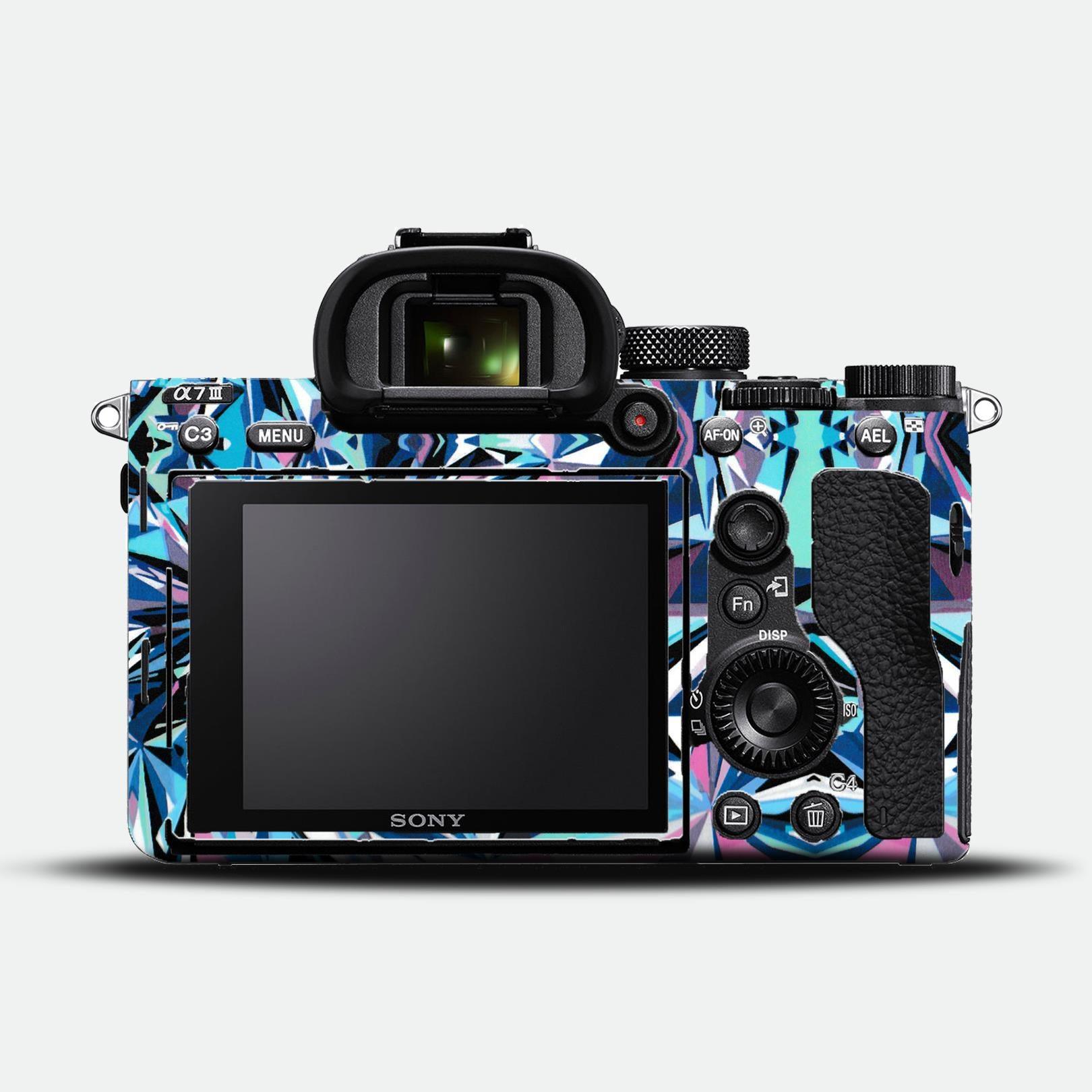 Blue Diamond Swirl Camera Skin