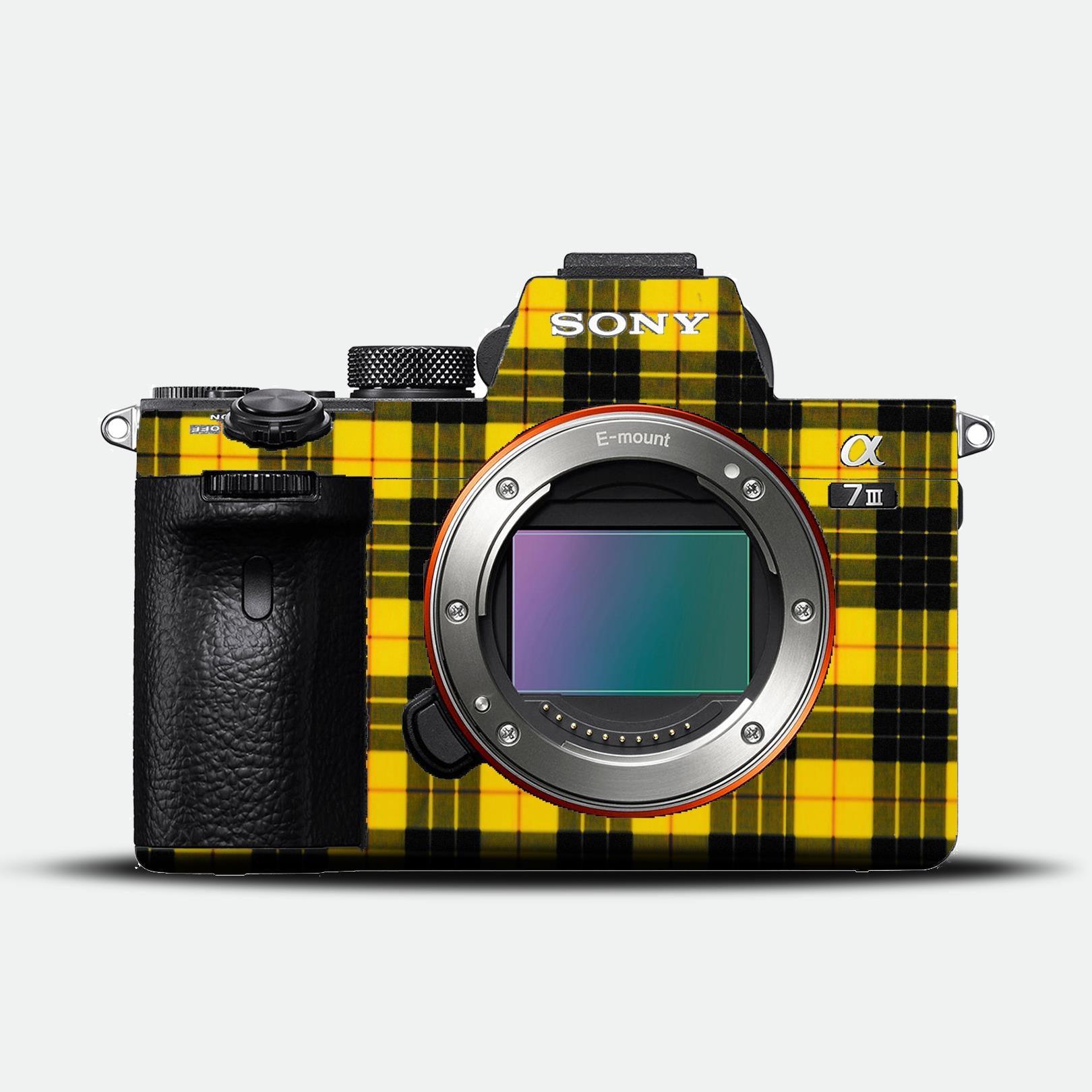 Lemon Checkers Camera Skin