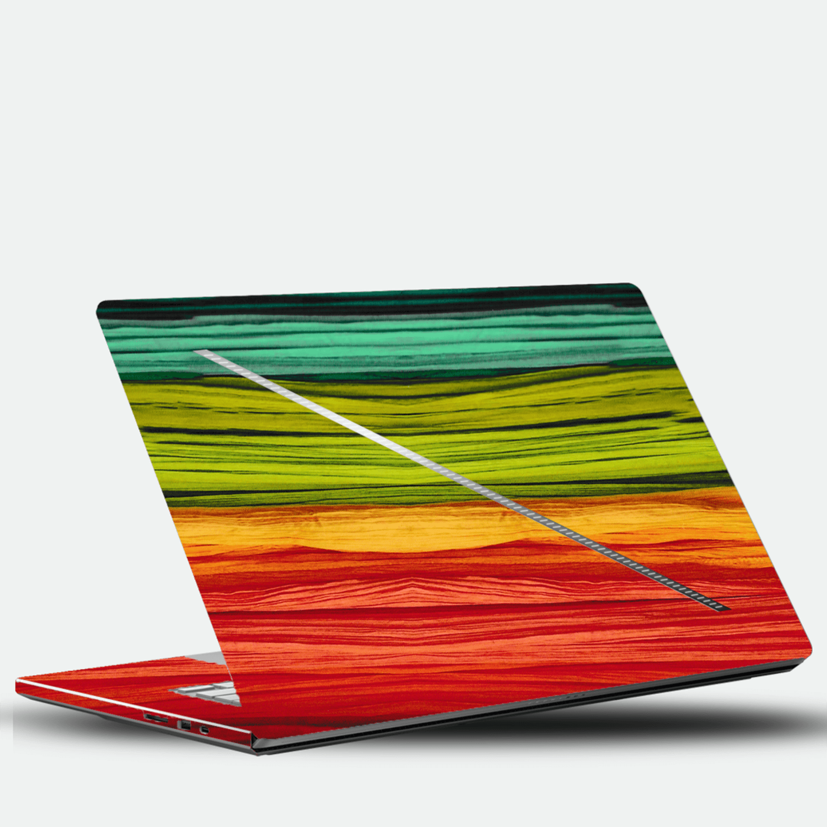 Vibrant Timber Laptop Skin