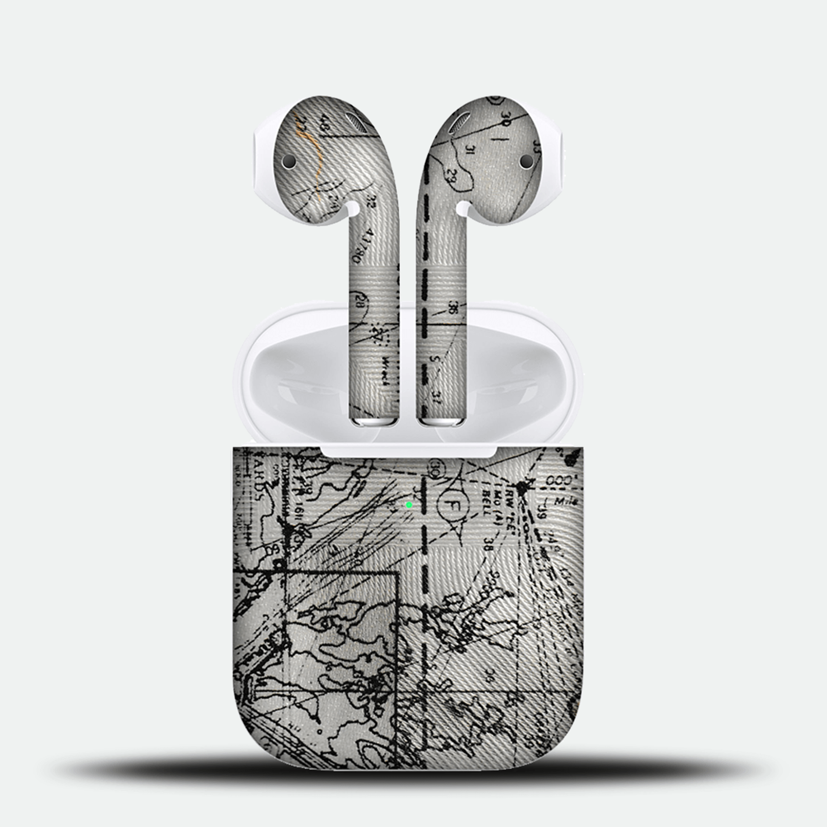 Map Earphone Skin