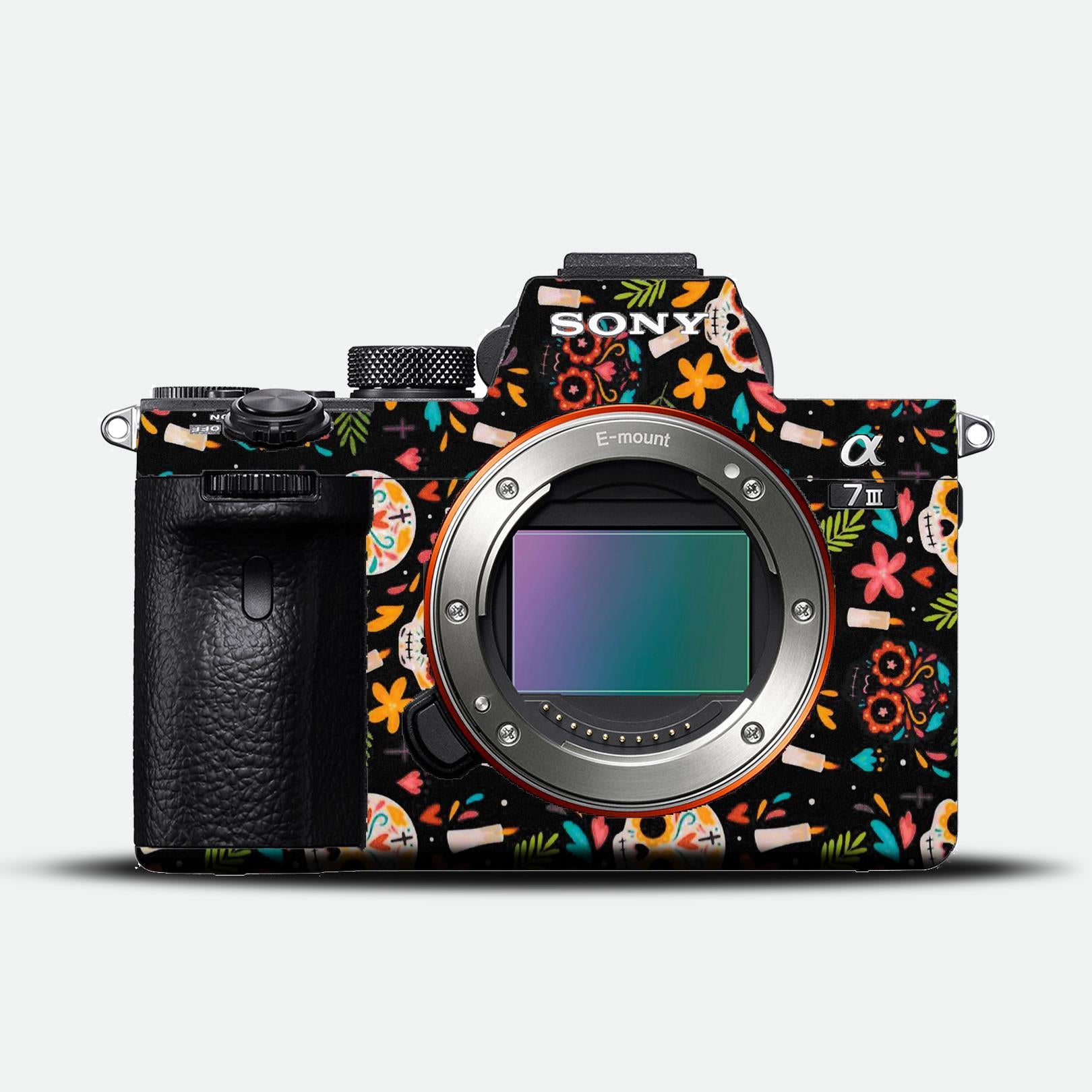 Ink & Blooms Skull Camera Skin