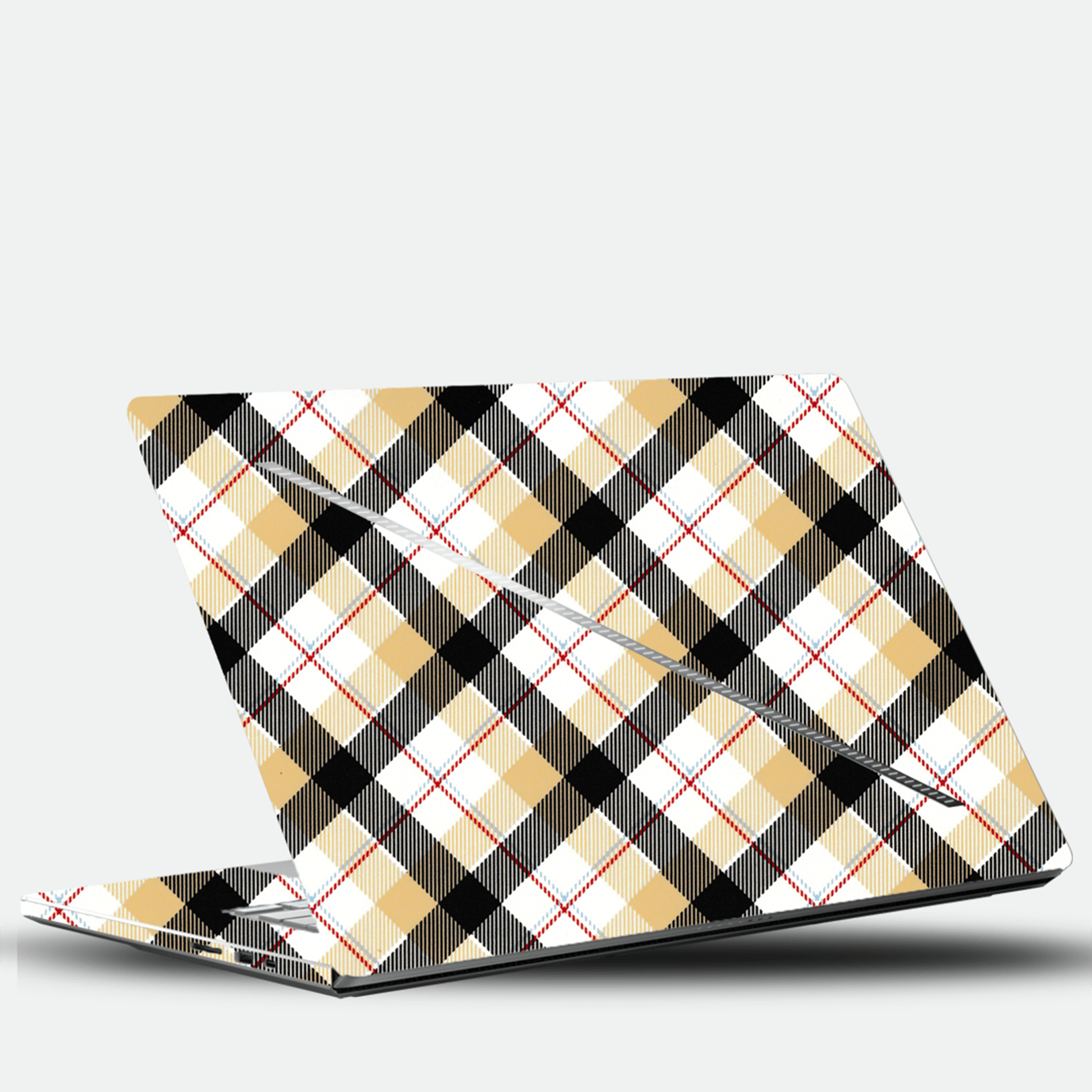 Royal Plaid Laptop Skin