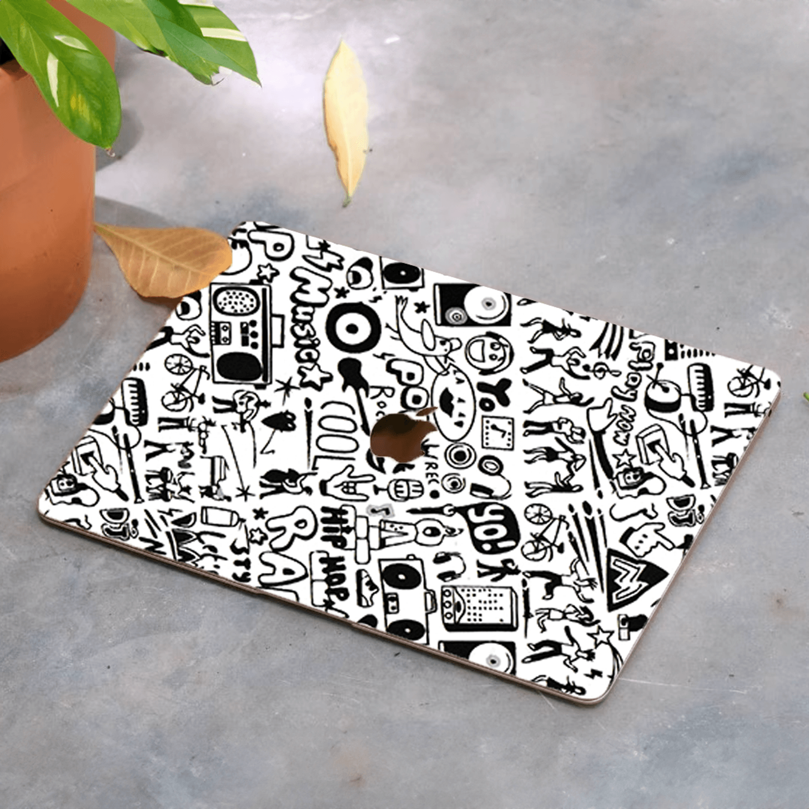 Graffiti Grid Laptop Skin