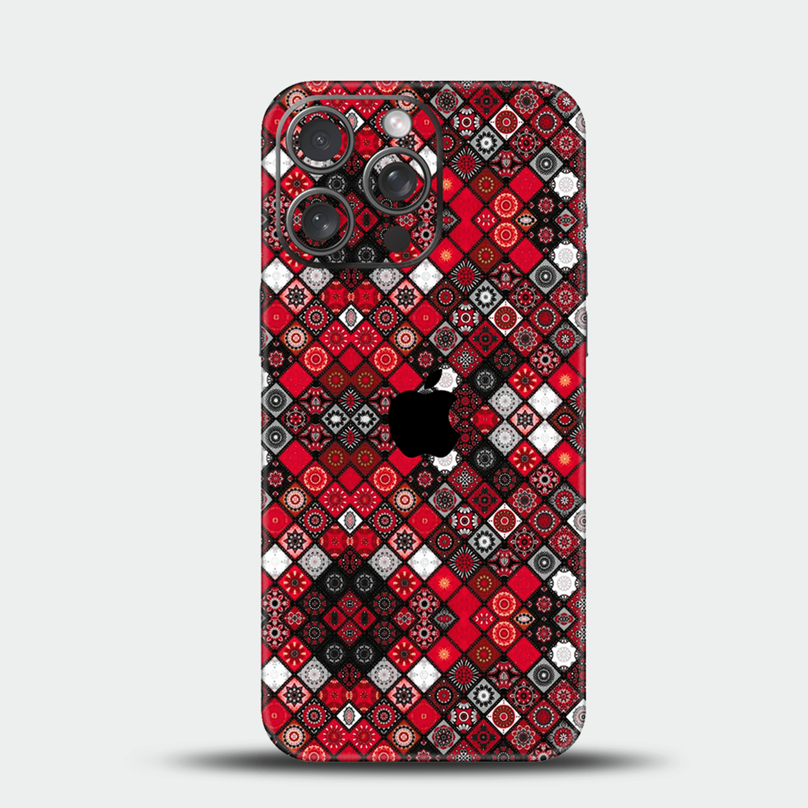 Monochrome Mandala Mobile Skin