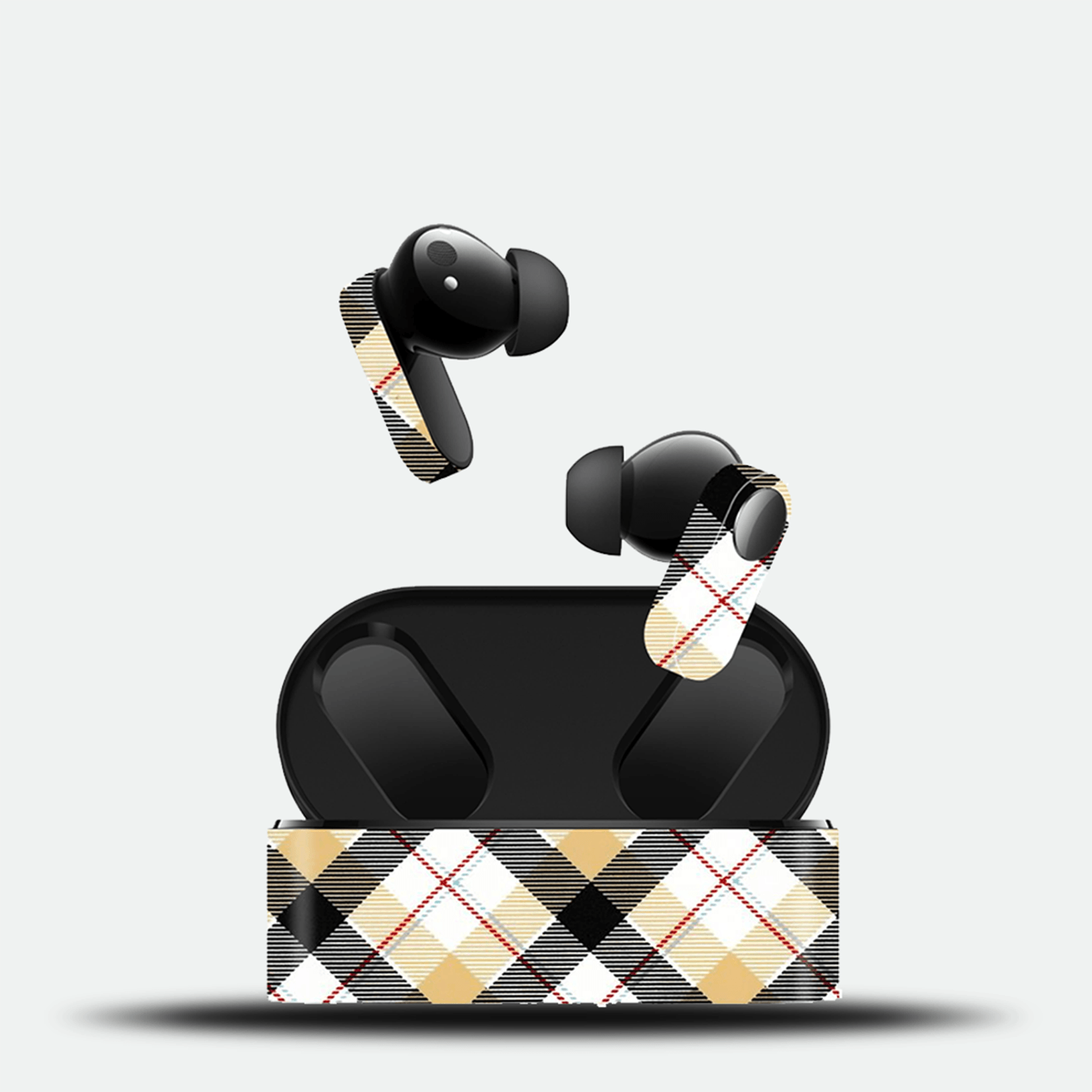 Royal Plaid Earphone Skin