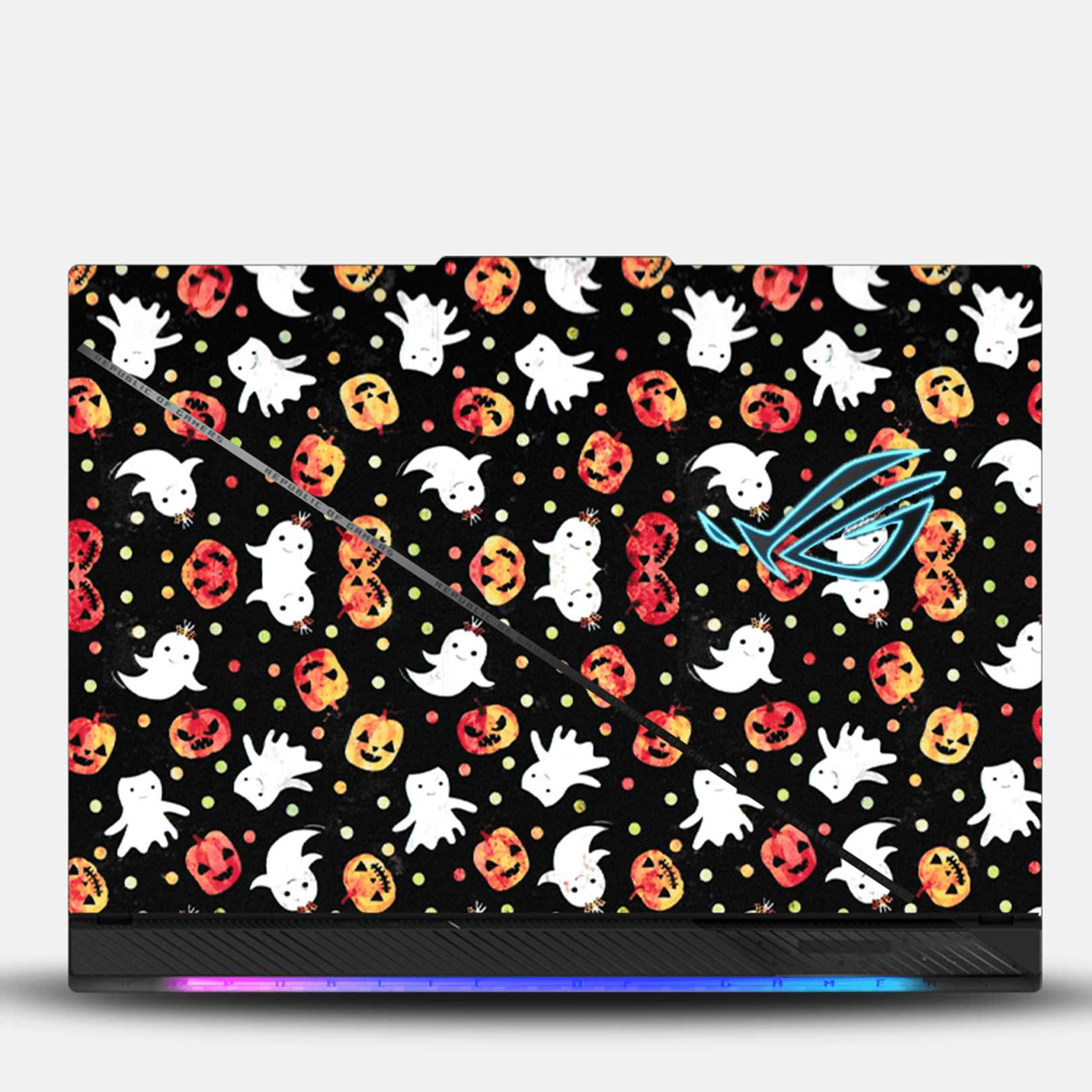 Spooky Purrfection Laptop Skin