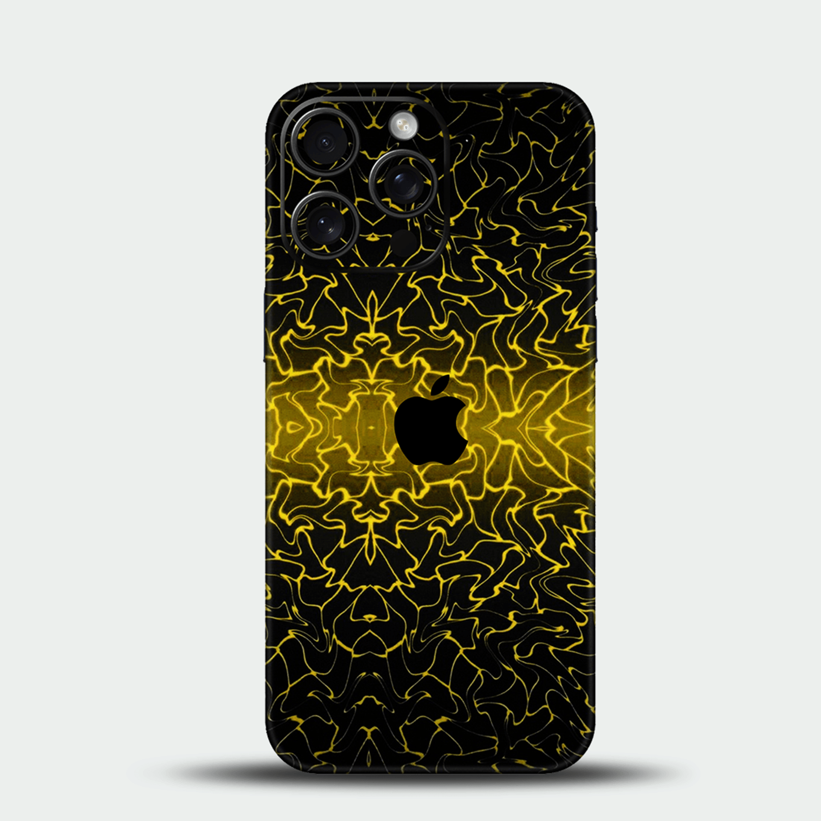 Neon Pulse Yellow Mobile Skin