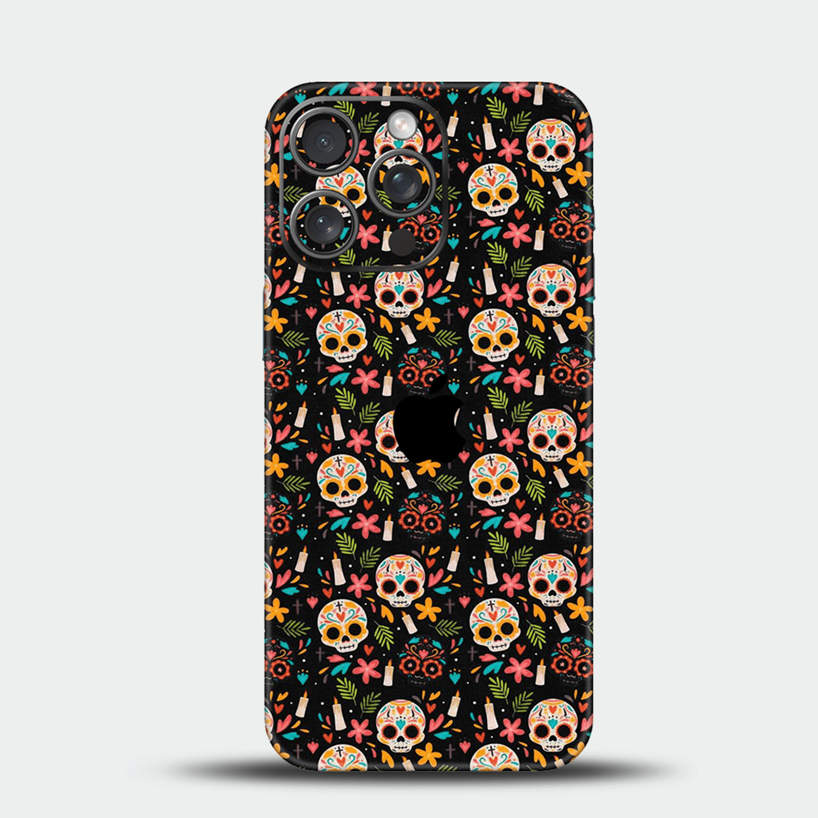 Ink & Blooms Skull Mobile Skin