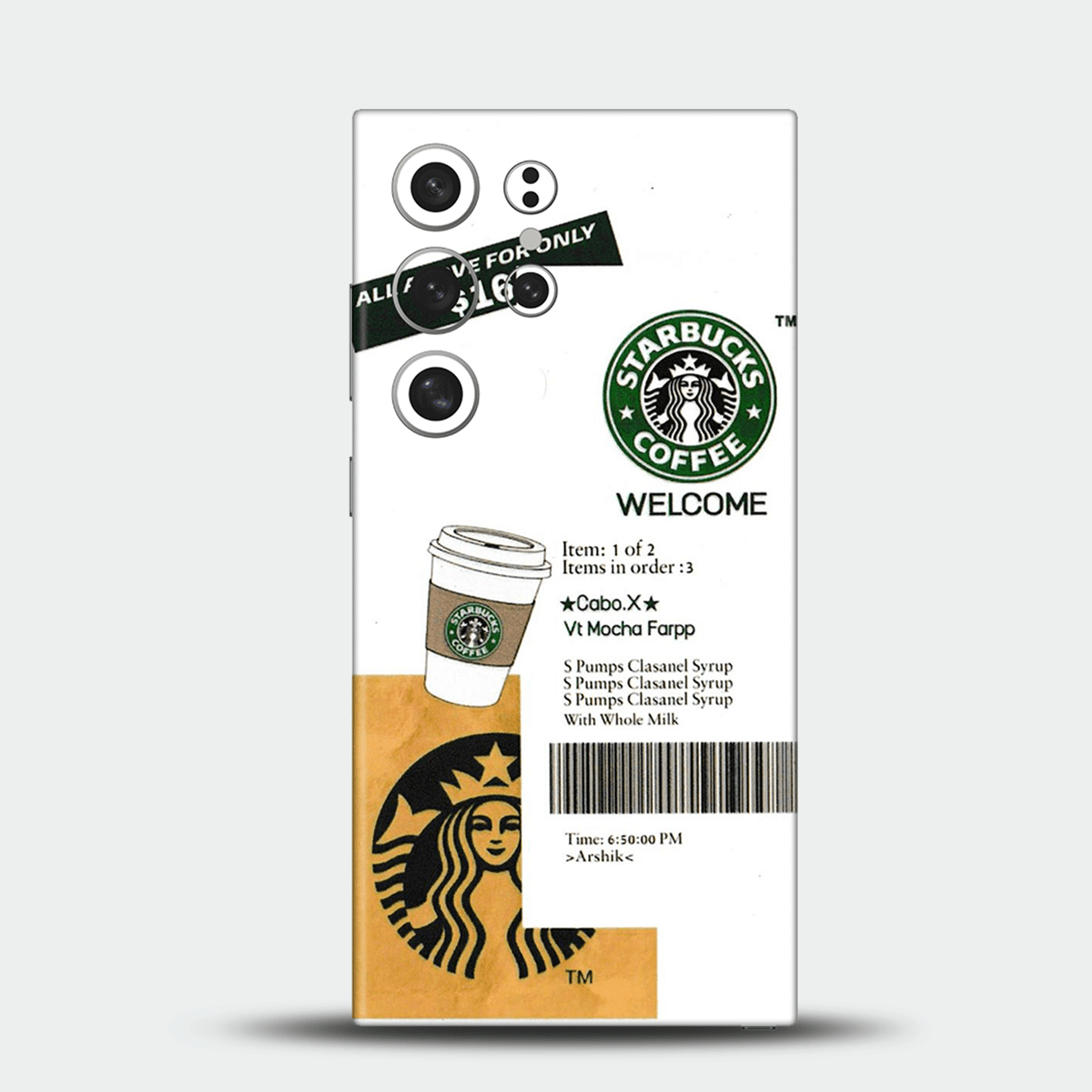 Starbucks Order Mobile Skin