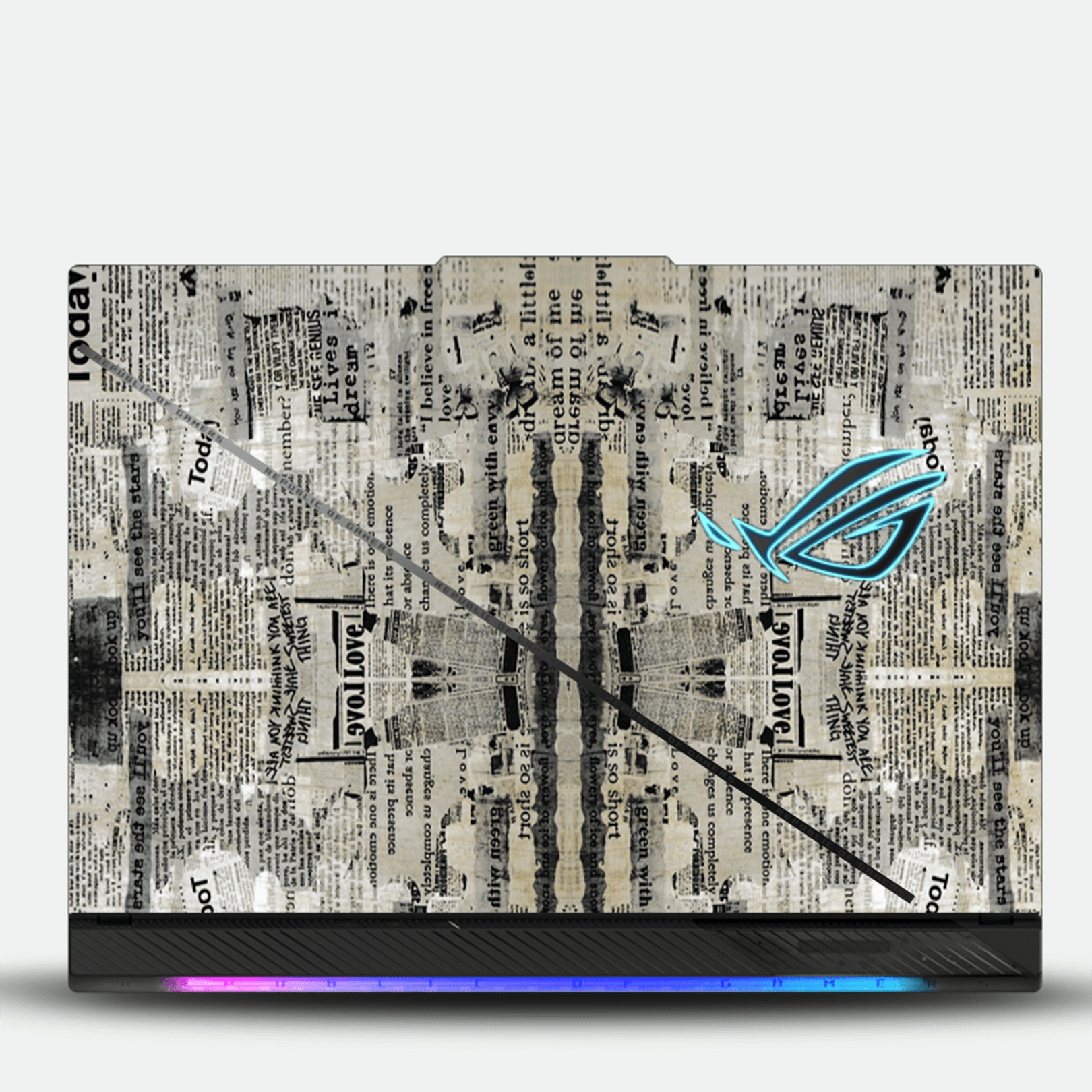 Type Tribune Laptop Skin