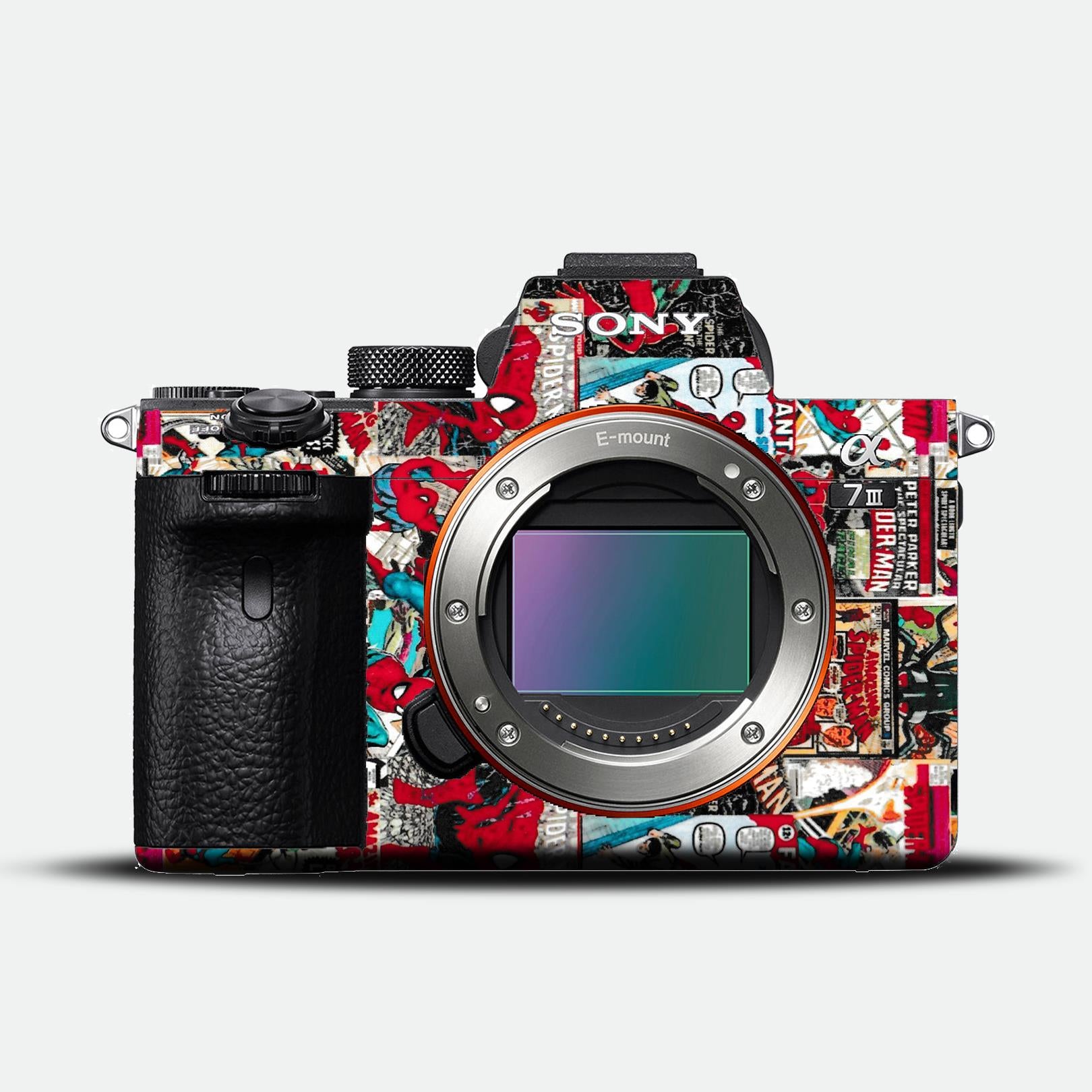 SpiderMan Comic Camera Skin