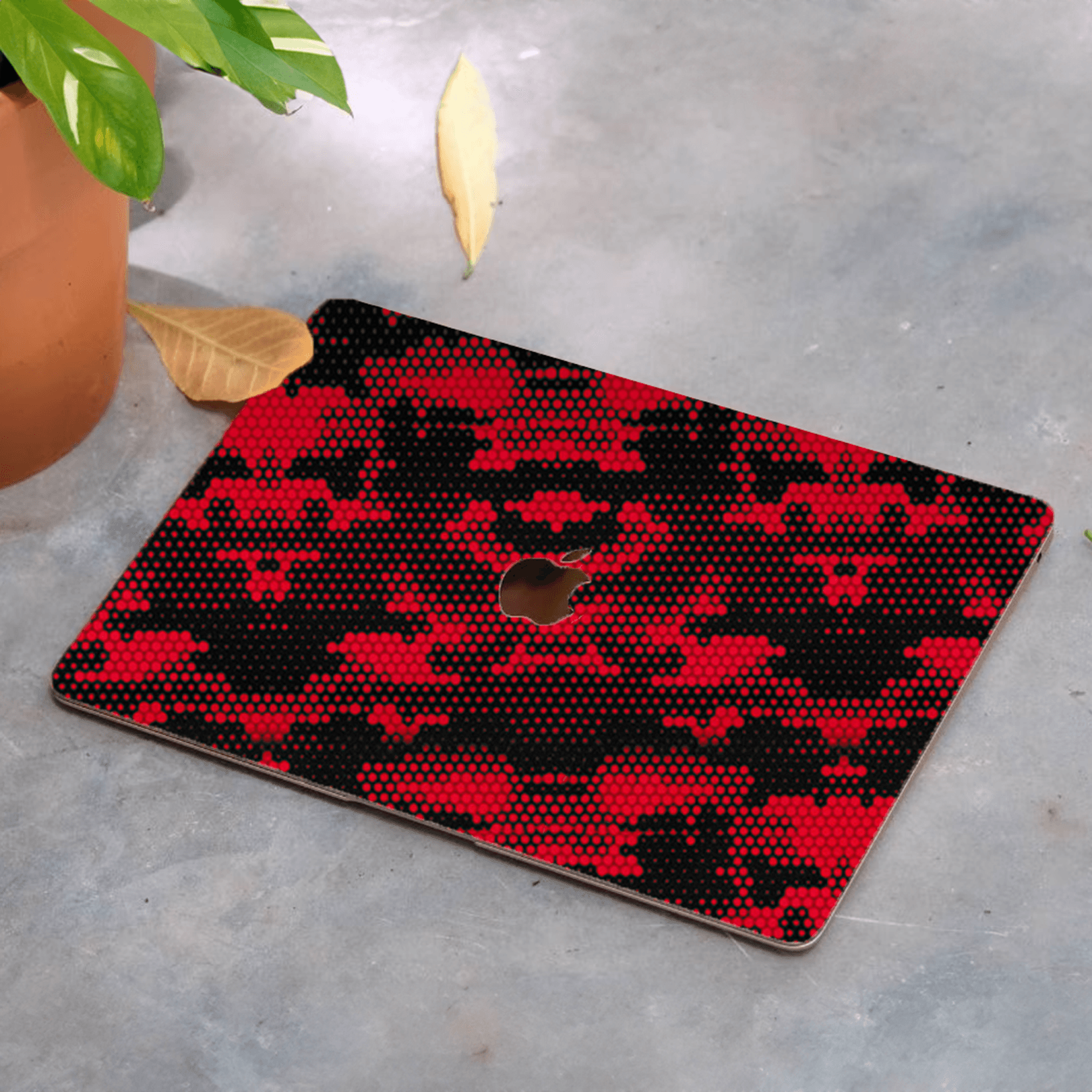 Crimson Serpent Laptop Skin