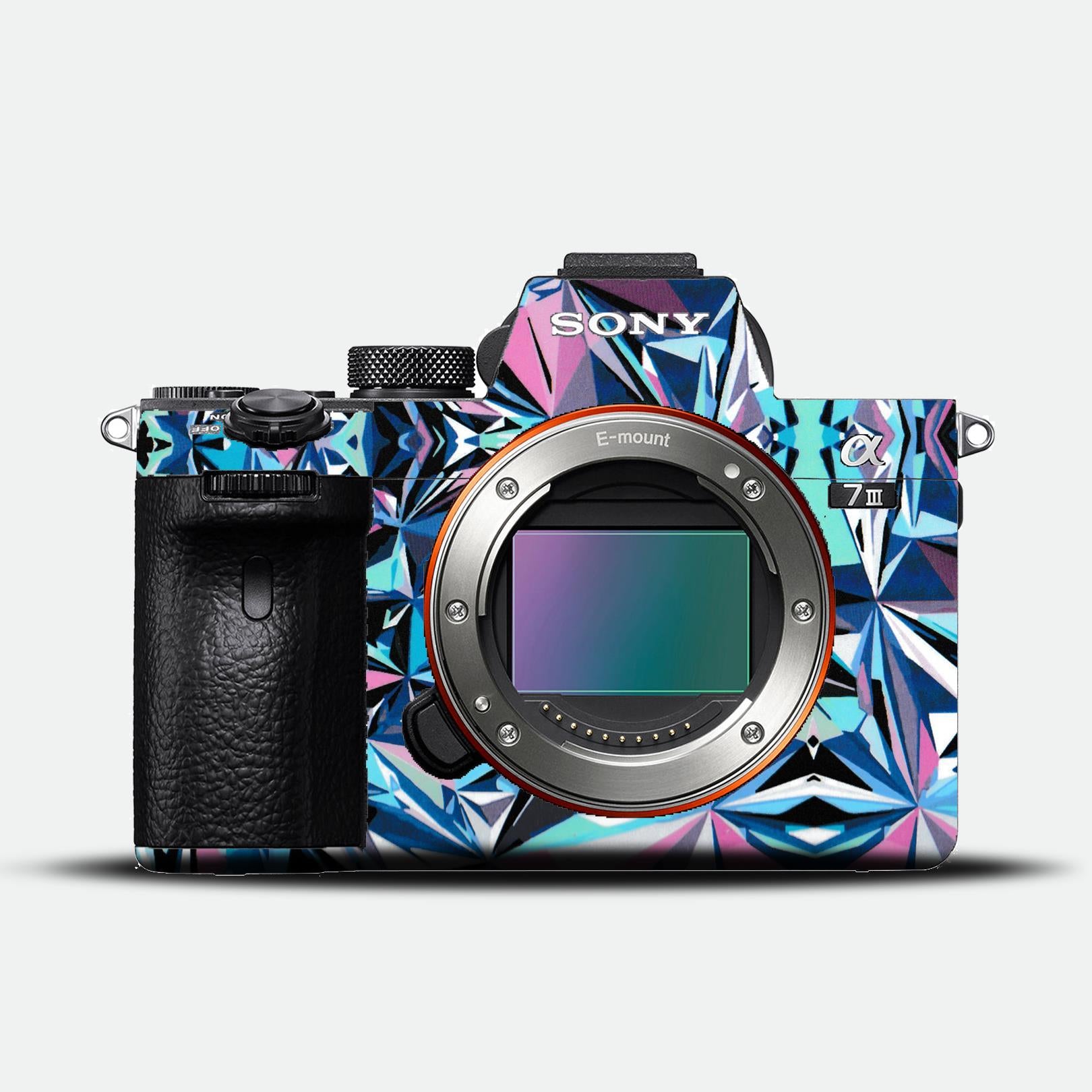 Blue Diamond Swirl Camera Skin