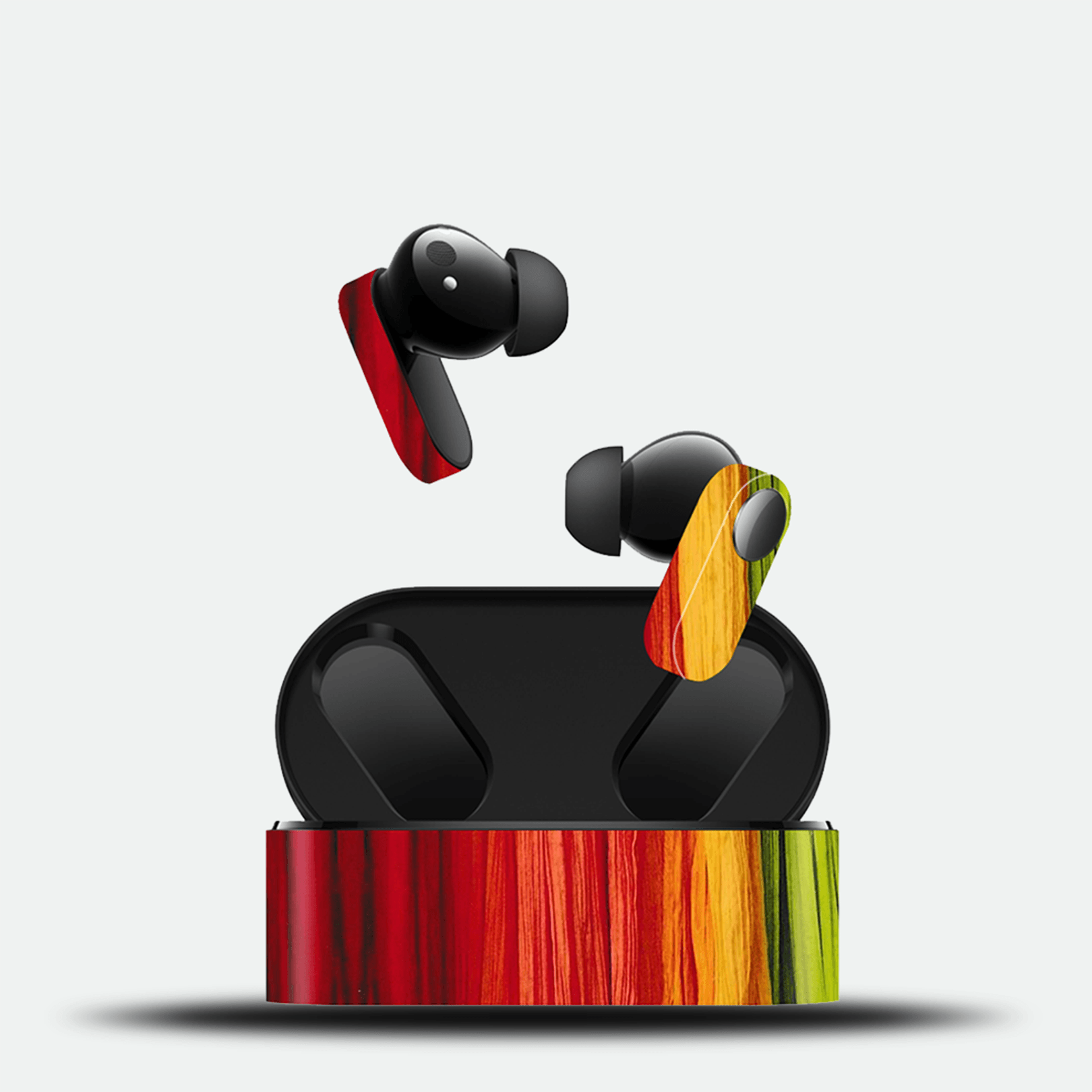 Vibrant Timber Earphone Skin