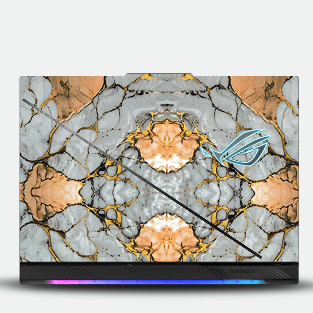 Golden Ivory Laptop Skin