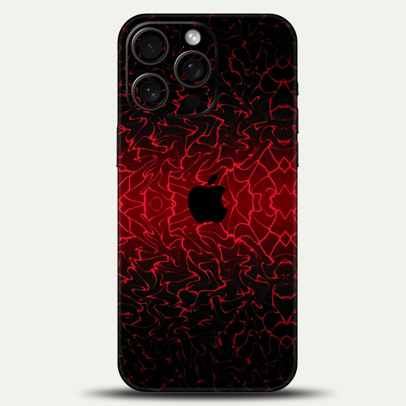 Neon Pulse Red Mobile Skin